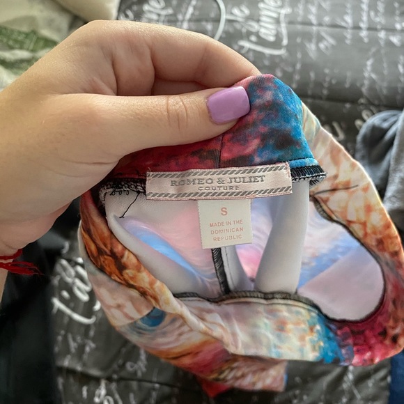 Colorful High Waisted Pencil Skirt - Picture 3 of 3